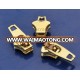 guangzhou zipper accessories factory custom wholesale 4YG H65 brass metal key lock reversible zipper slider