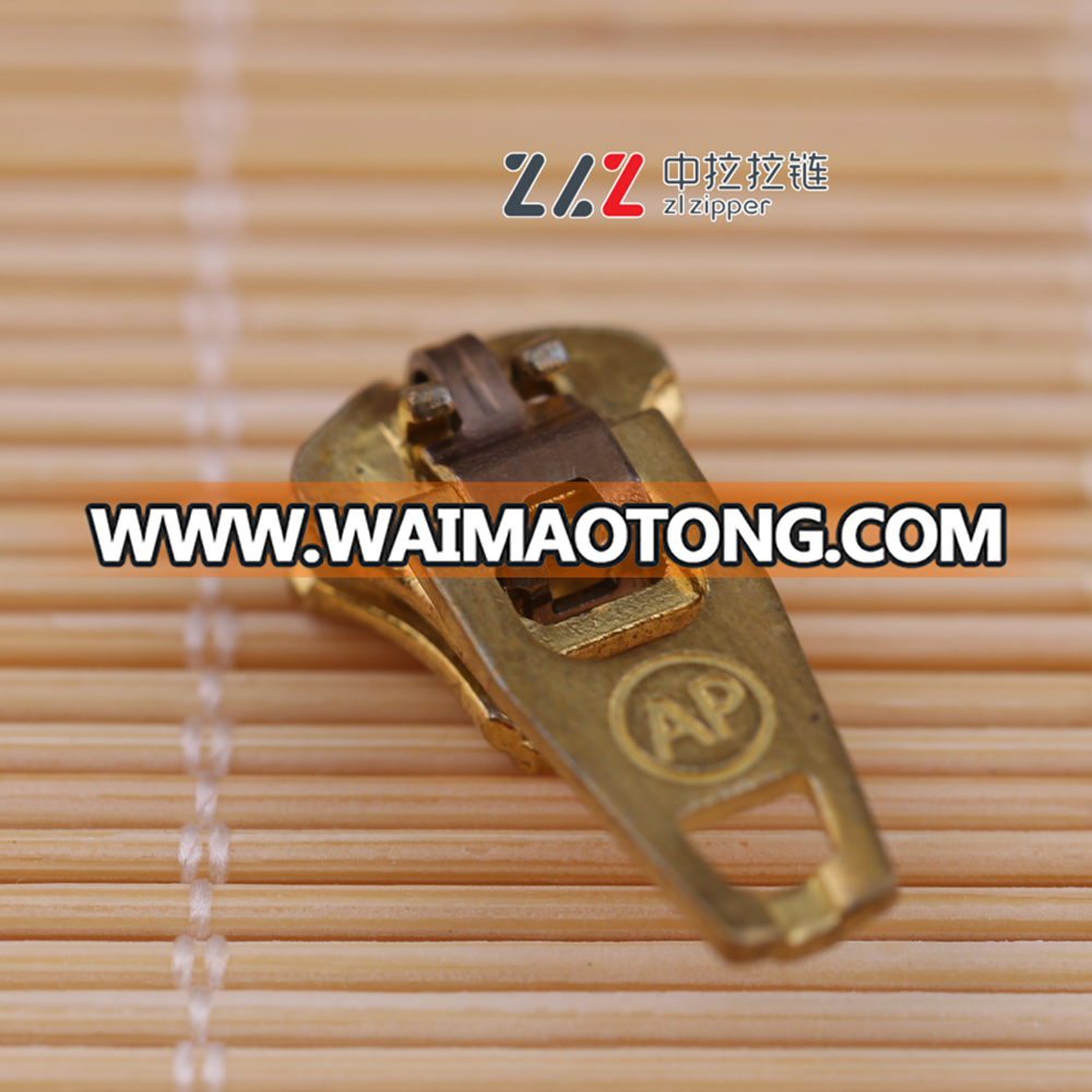 China manufacturer #3 metal slider zipper accessories