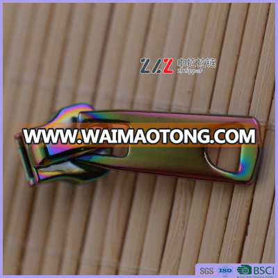 Rainbow zipper slider Zinc alloy metal zipper slider