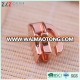 5# nylon non lock rose gold plating zipper puller